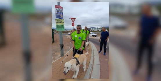 3 children, proudly posing with the trophies they received at the Long Cane Rally